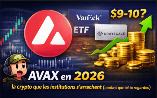 AVAX en 2026 : la crypto que les institutions s'arrachent (pendant que toi tu regardes)