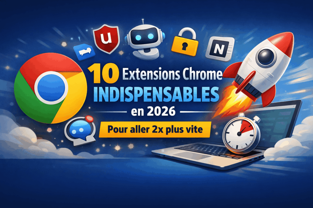 Les 10 extensions Chrome indispensables en 2026 pour aller 2x plus vite