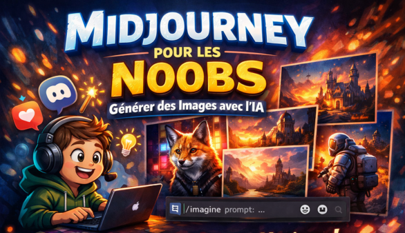 Midjourney pour les noobs : générer des images avec l'IA