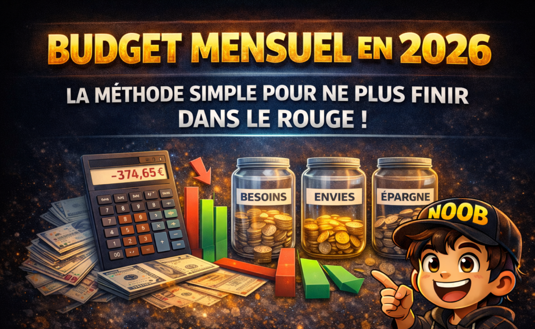 Budget mensuel en 2026 : La méthode simple pour ne plus finir dans le rouge !