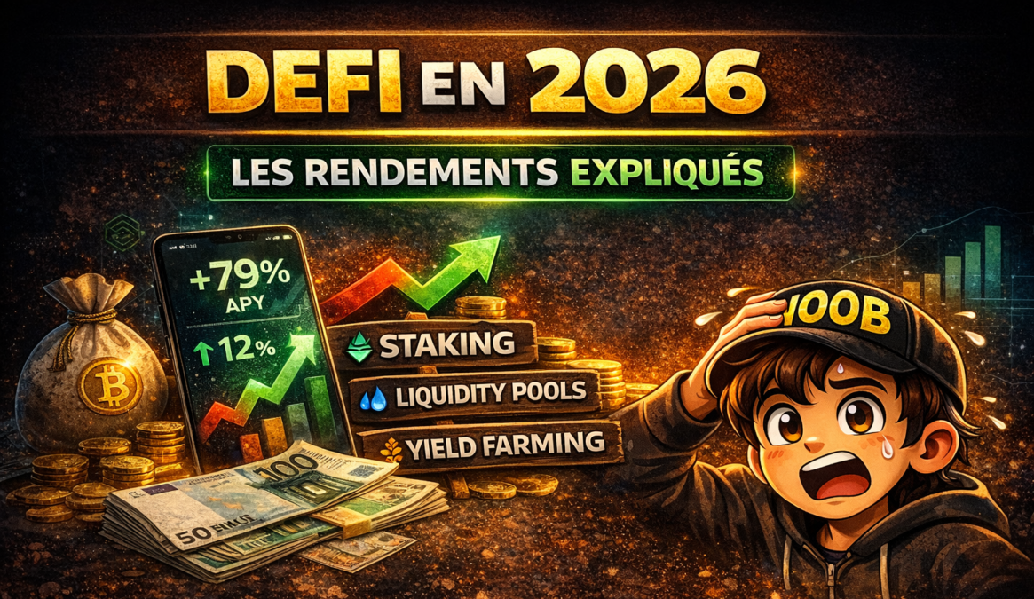 DeFi en 2026 : Staking, liquidity pools, yield farming — Les rendements expliqués