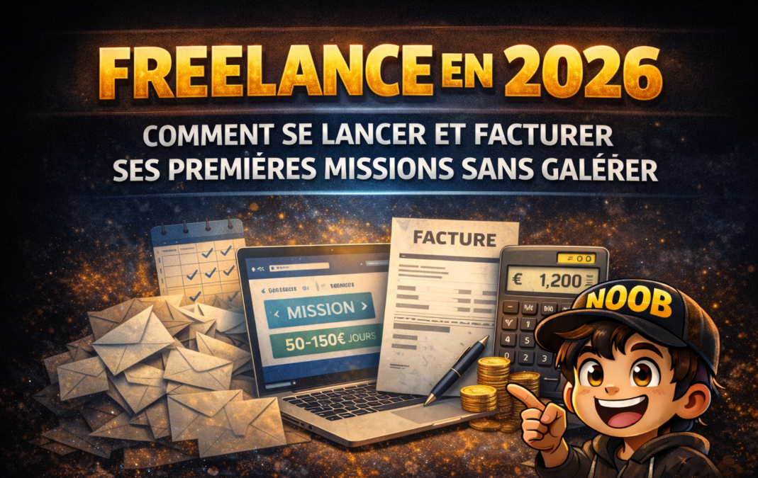 Freelance en 2026 : comment se lancer et facturer ses premières missions sans galérer