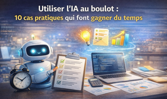 Utiliser l'IA au boulot : 10 cas pratiques qui font gagner du temps