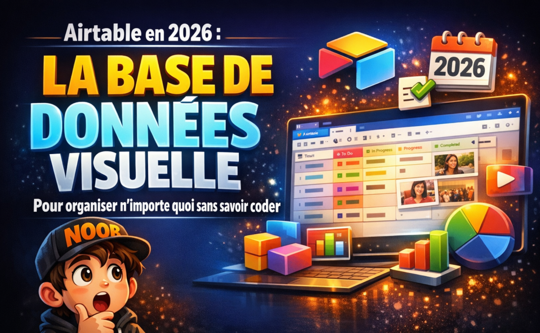 Airtable en 2026 : la base de données visuelle pour organiser n'importe quoi sans savoir coder
