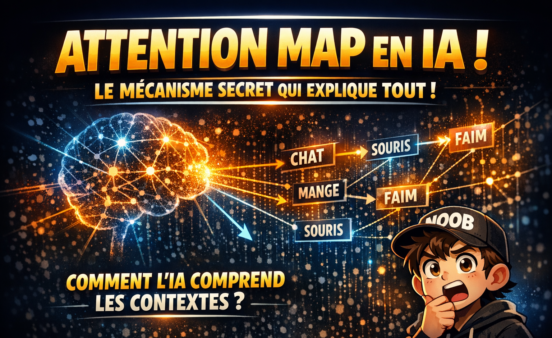 Attention Map en IA : le mécanisme secret qui explique pourquoi ton IA comprend le contexte (et pas juste les mots)