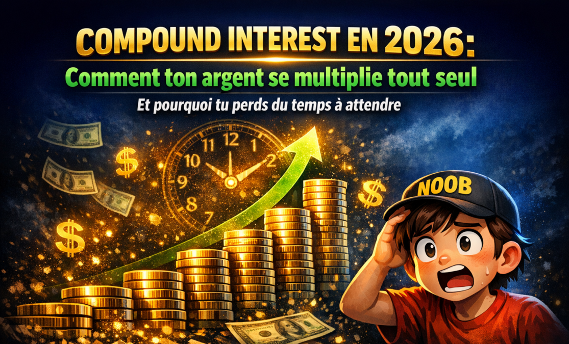 Compound Interest en 2026 : comment ton argent se multiplie tout seul (et pourquoi tu perds du temps à attendre)