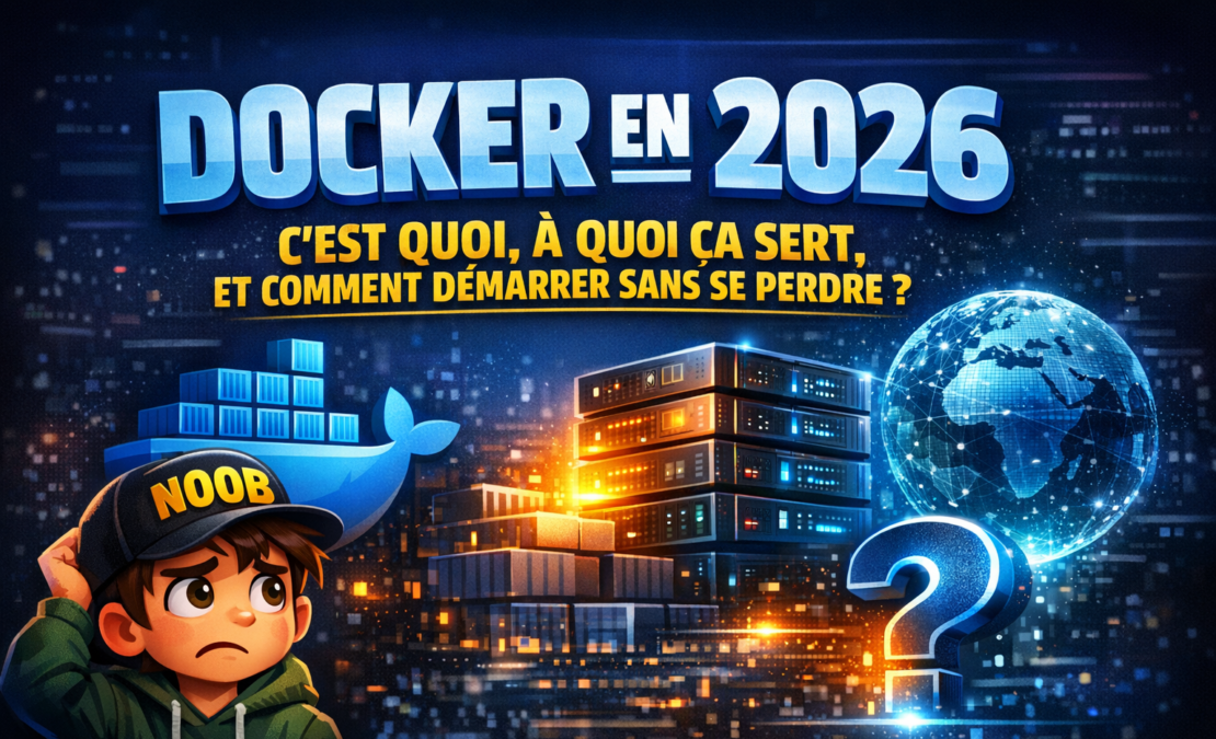 Docker en 2026 : c'est quoi, à quoi ça sert, et comment démarrer sans se perdre ?