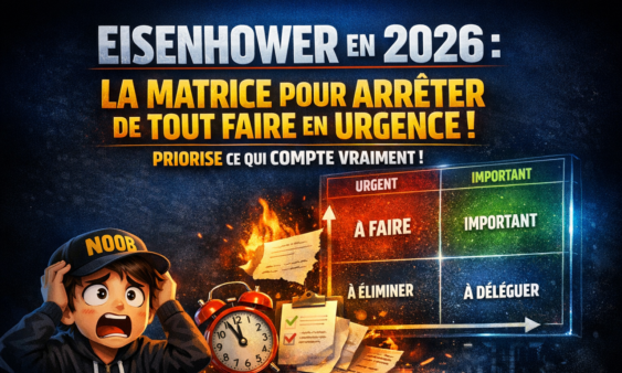 Eisenhower en 2026 : la matrice pour arrêter de tout faire en urgence et enfin prioriser ce qui compte vraiment