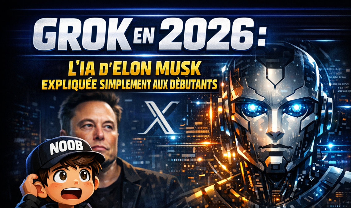 Grok en 2026 : l'IA d'Elon Musk expliquée simplement aux débutants