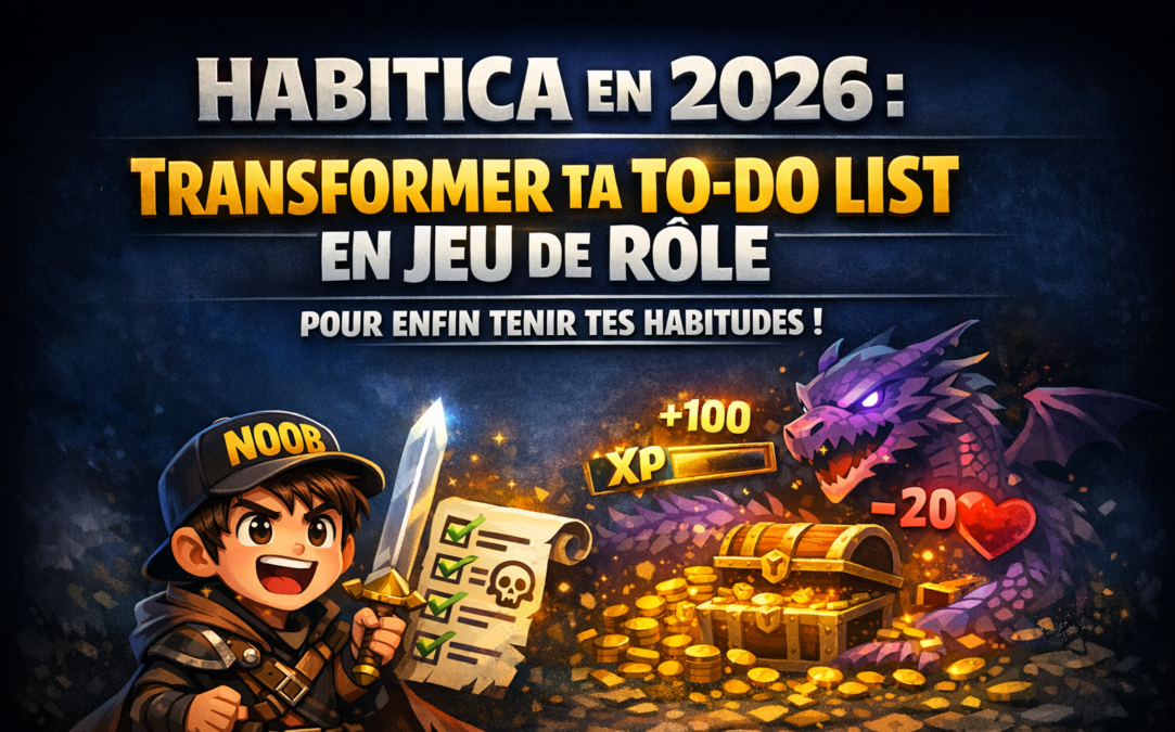 Habitica en 2026 : transformer ta to-do list en jeu de rôle pour enfin tenir tes habitudes