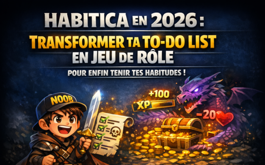 Habitica en 2026 : transformer ta to-do list en jeu de rôle pour enfin tenir tes habitudes