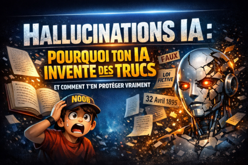 Hallucinations IA : pourquoi ton IA invente des trucs et comment t'en protéger vraiment