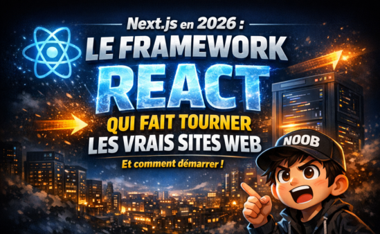 Next.js en 2026 : le framework React qui fait tourner les vrais sites web (et comment démarrer)