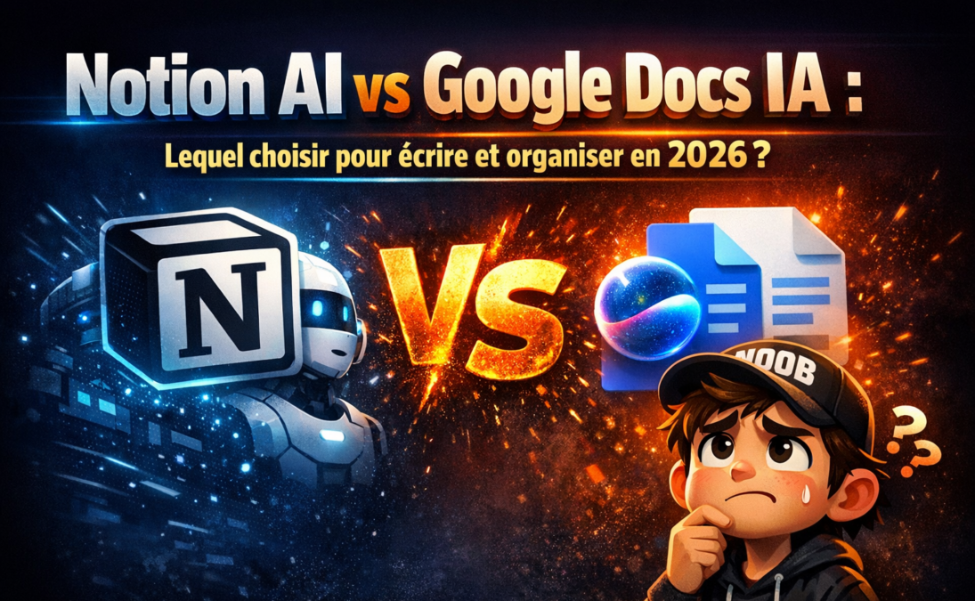 Notion AI vs Google Docs IA : lequel choisir pour écrire et organiser en 2026 ?