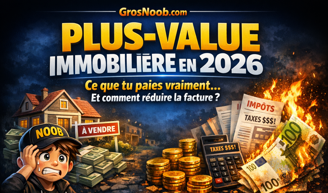 Plus-value immobilière en 2026 : comment ça se calcule, ce que tu paies vraiment, et comment réduire la facture ?