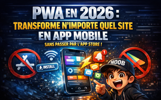 PWA en 2026 : transforme n'importe quel site en app mobile sans passer par l'App Store