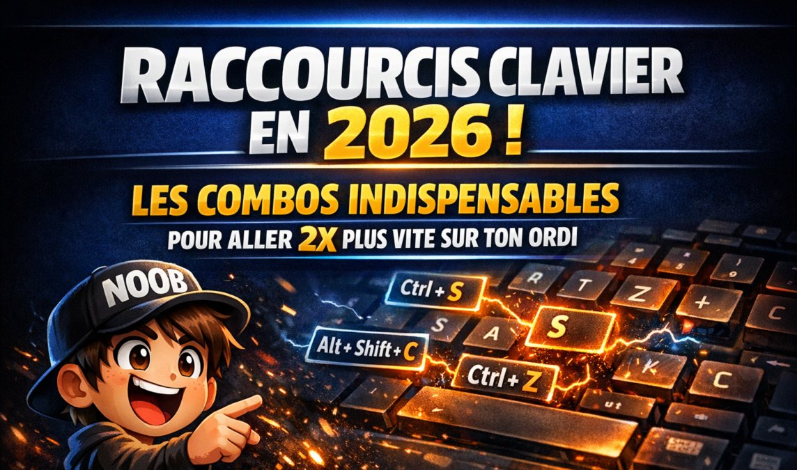 Raccourcis clavier en 2026 : les combos indispensables pour aller 2x plus vite sur ton ordi