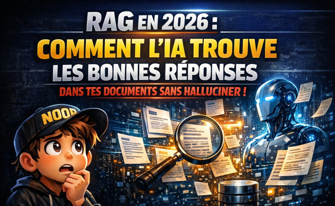 RAG en 2026 : comment l'IA trouve les bonnes réponses dans tes documents sans halluciner
