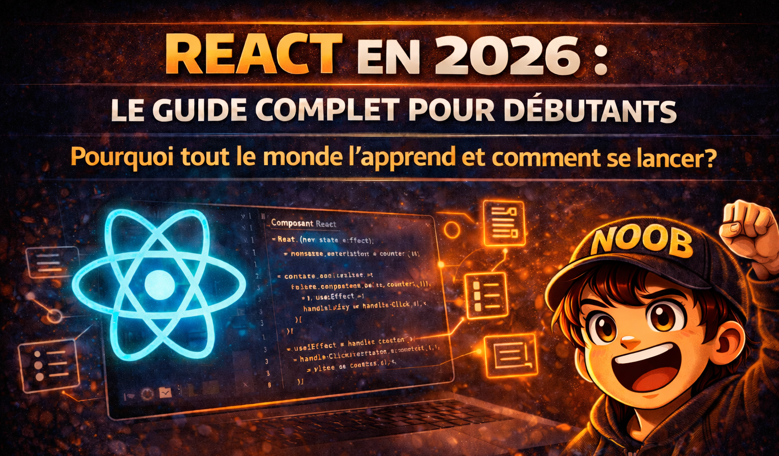 React en 2026 : c'est quoi et comment l'apprendre (débutant)