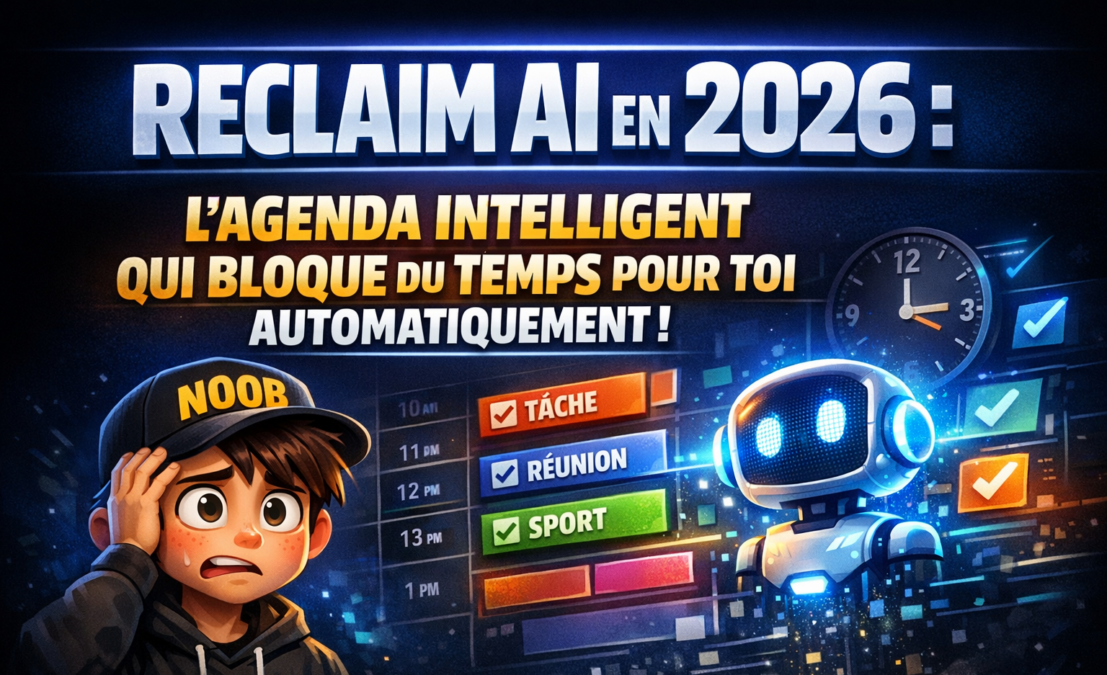Reclaim AI en 2026 : l'agenda intelligent qui bloque du temps pour toi automatiquement