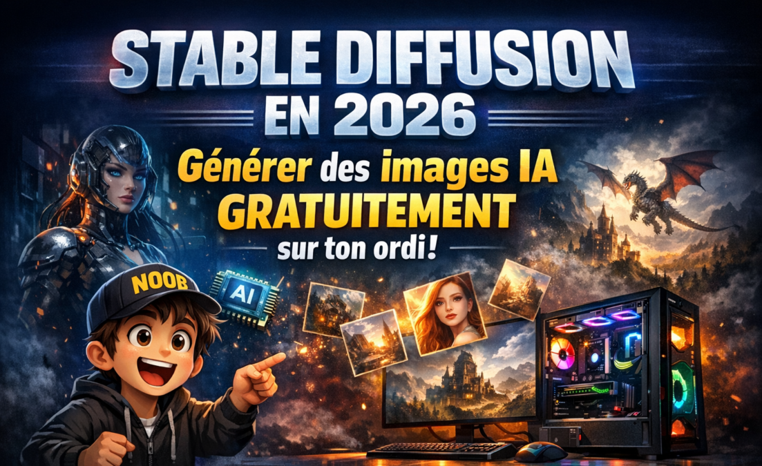 Stable Diffusion en 2026 : générer des images IA gratuitement sur ton ordi sans abonnement