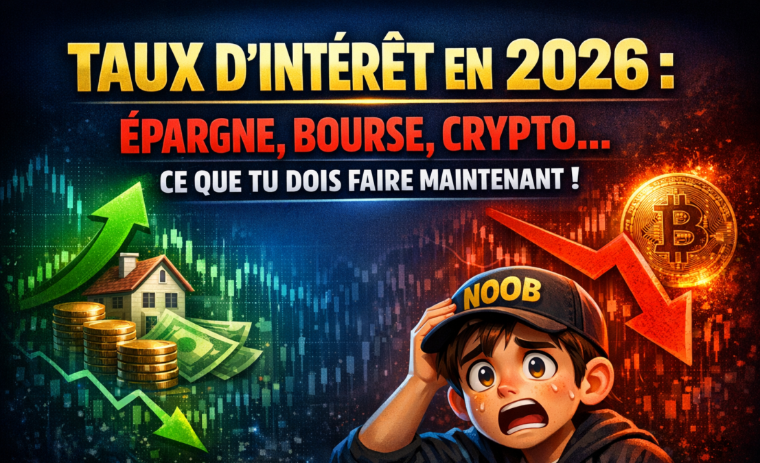 Taux d'intérêt en 2026 : comment ils impactent ton épargne, ta bourse et ta crypto (et ce que tu dois faire)