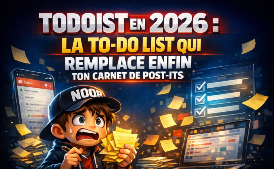 Todoist en 2026 : la to-do list qui remplace enfin ton carnet de post-its