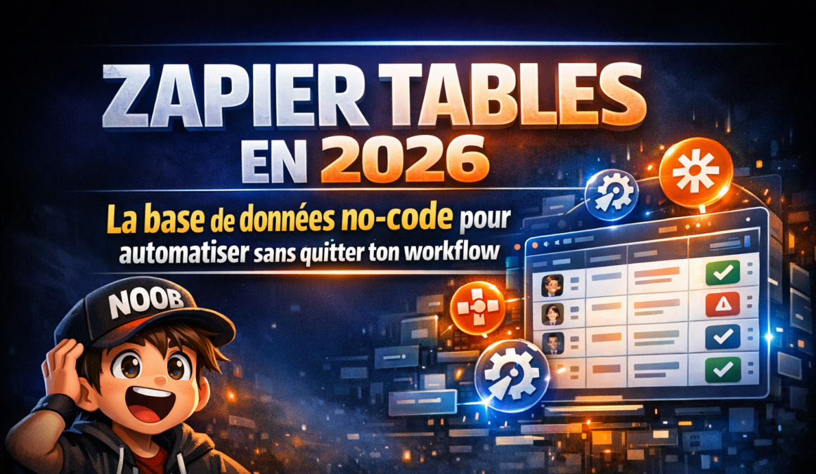 Zapier Tables en 2026 : la base de données no-code pour automatiser sans quitter ton workflow