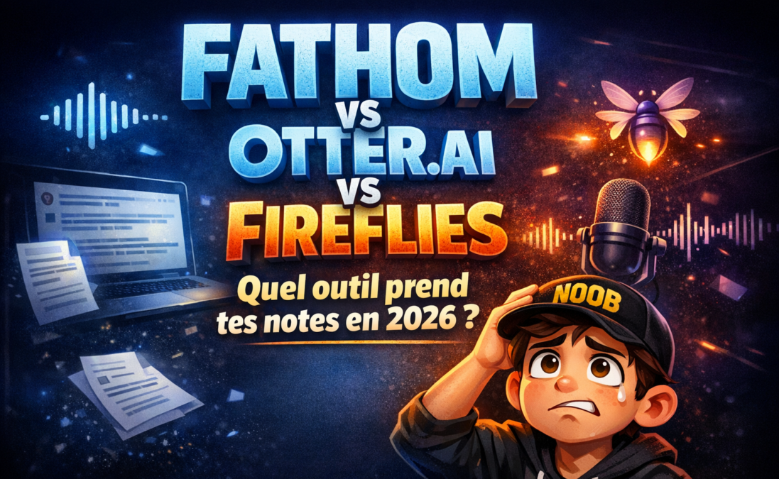 Fathom vs Otter.ai vs Fireflies : quel outil prend tes notes de réunion à ta place en 2026 ?