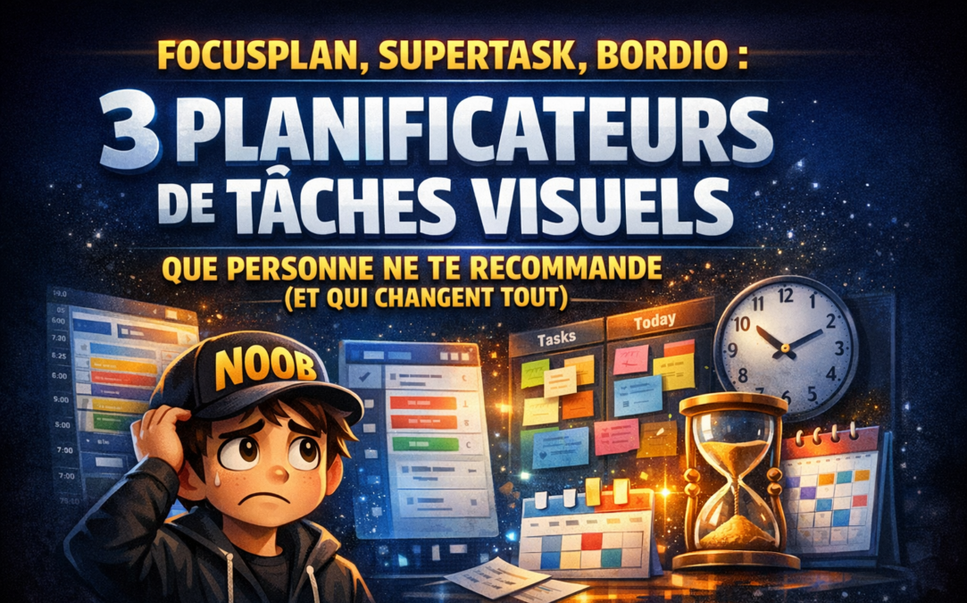Focusplan, Supertask, Bordio : 3 planificateurs de tâches visuels que personne ne te recommande (et qui changent tout)