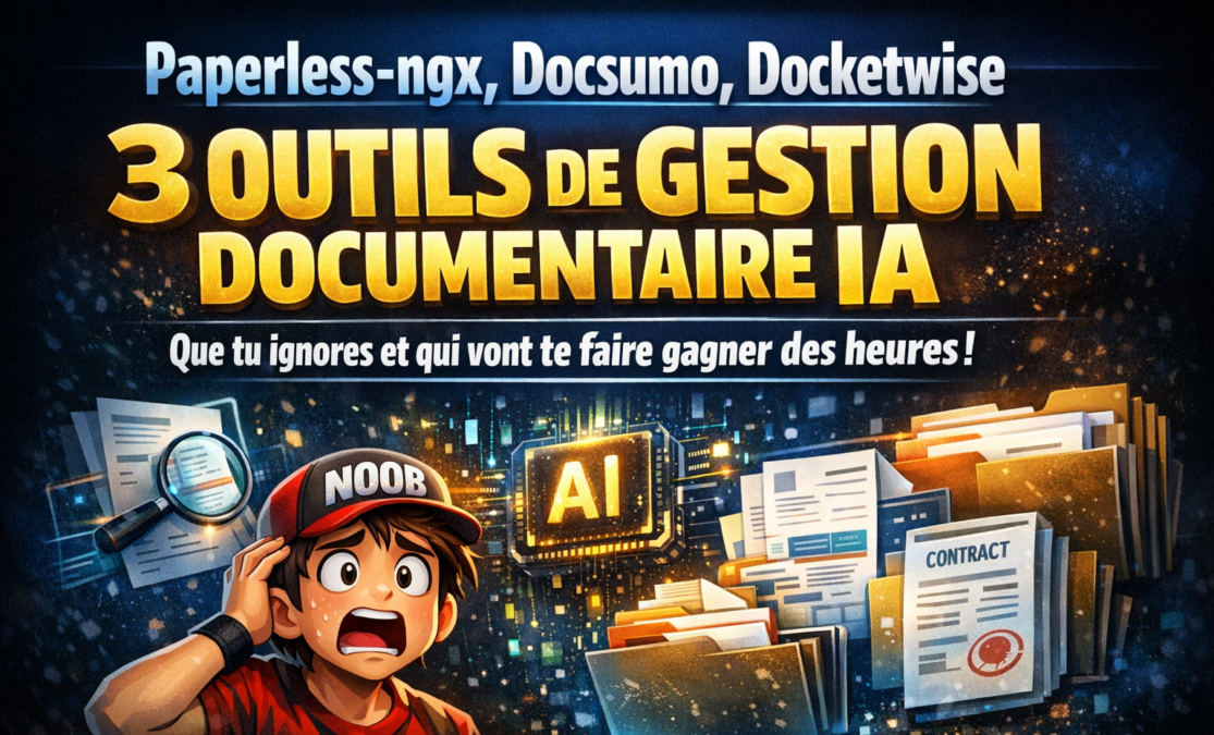 Paperless-ngx, Docsumo, Docketwise : 3 outils de gestion documentaire IA que tu ignores et qui vont te faire gagner des heures