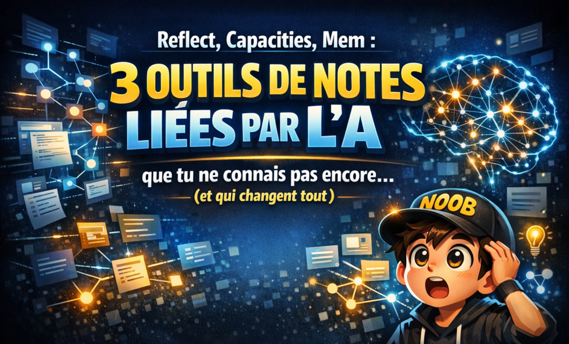 Reflect, Capacities, Mem : 3 outils de notes liées par l'IA que tu ne connais pas encore (et qui changent tout)
