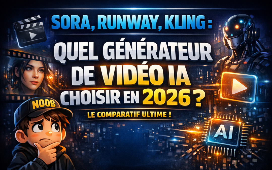Sora, Runway, Kling : quel générateur de vidéo IA choisir en 2026 ?