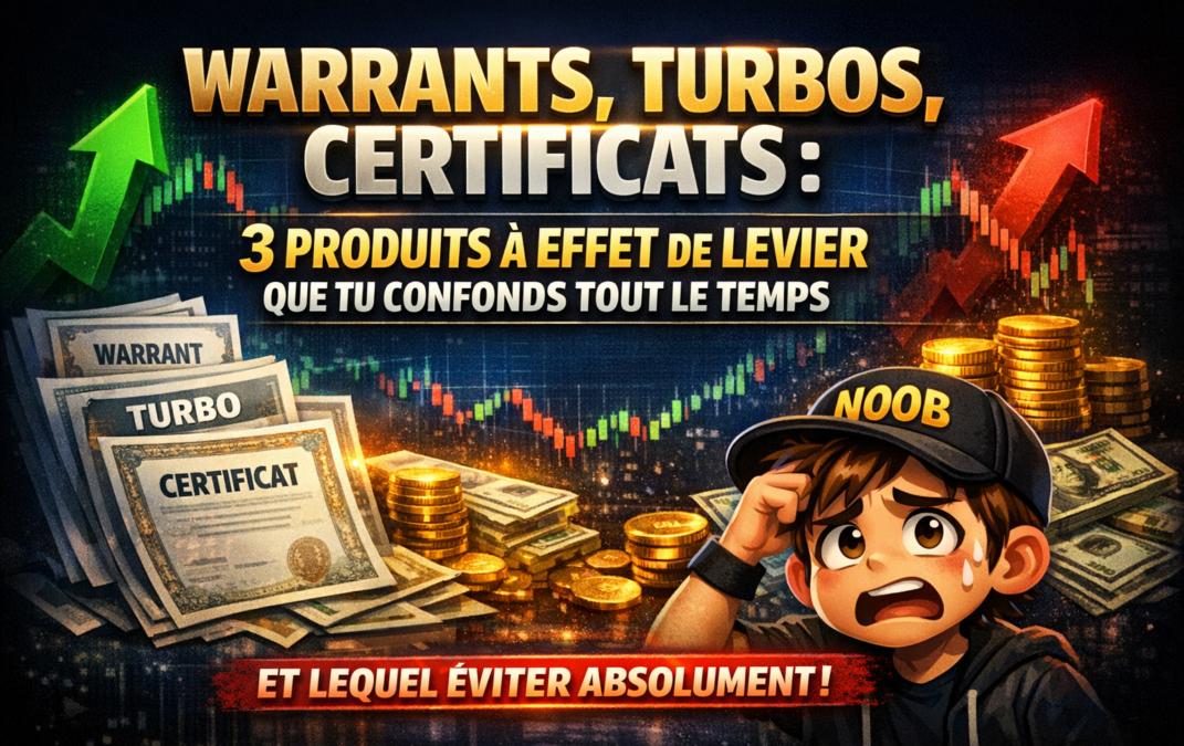Warrants, turbos, certificats : 3 produits à effet de levier que tu confonds tout le temps (et lequel éviter absolument)