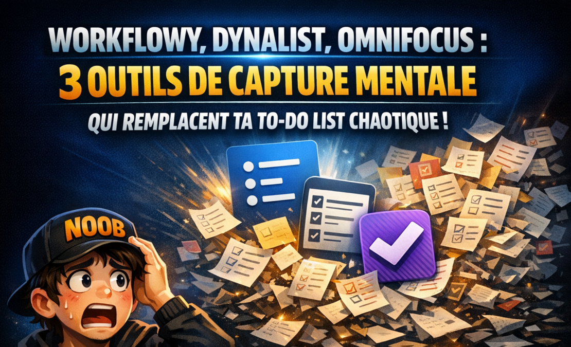 Workflowy, Dynalist, OmniFocus : 3 outils de capture mentale que tu ne connais pas encore et qui remplacent ta to-do list chaotique