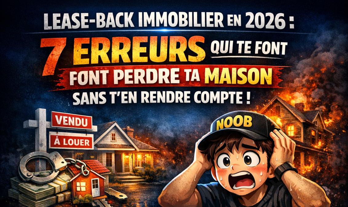 Lease-back immobilier en 2026 : 7 erreurs qui te font perdre ta maison sans t'en rendre compte