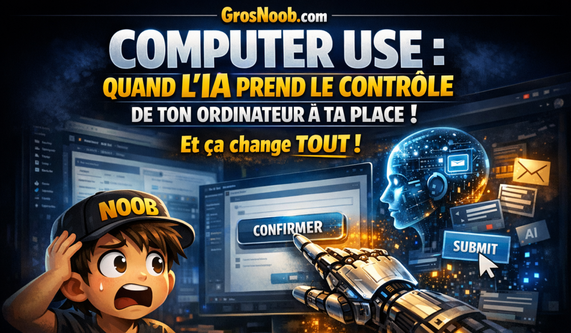 Computer Use : quand l'IA prend le contrôle de ton ordinateur à ta place (et ce que ça change vraiment)