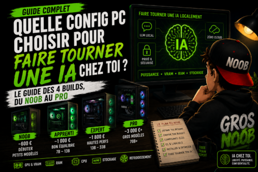 Quelle config PC choisir pour faire tourner une IA chez toi