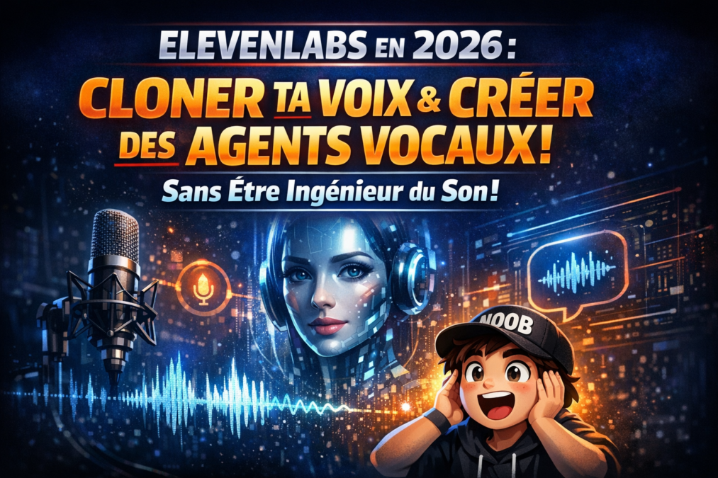 ElevenLabs en 2026 : cloner ta voix, générer des voix IA et créer des agents vocaux sans être ingénieur du son
