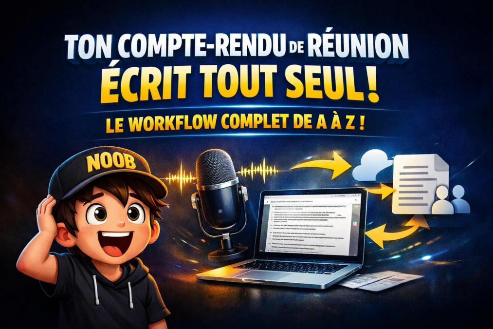 Ton compte-rendu de réunion écrit tout seul : le workflow complet, de l'enregistrement au document partagé