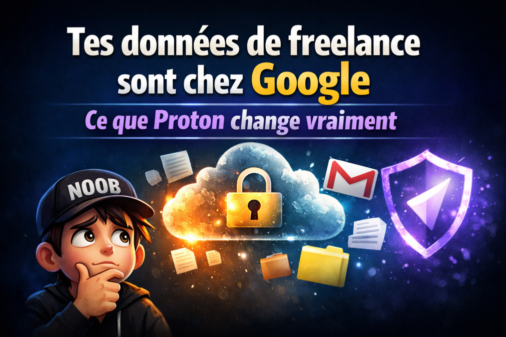 Tes données de freelance sont chez Google : ce que Proton change vraiment