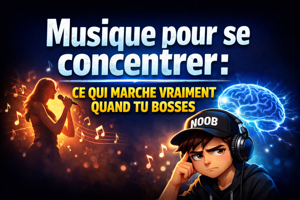 Musique pour se concentrer : ce qui marche vraiment quand tu bosses
