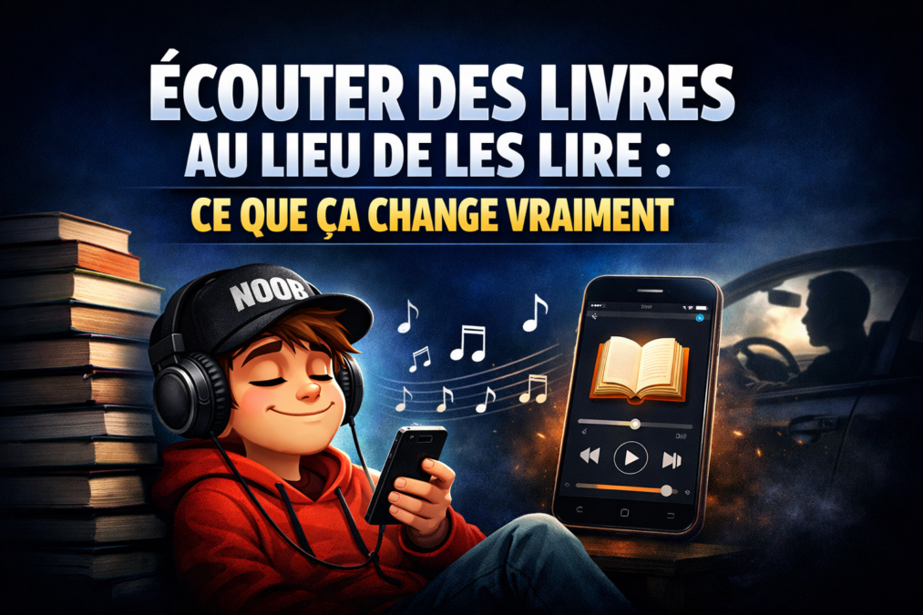 Écouter des livres au lieu de les lire : ce que ça change vraiment
