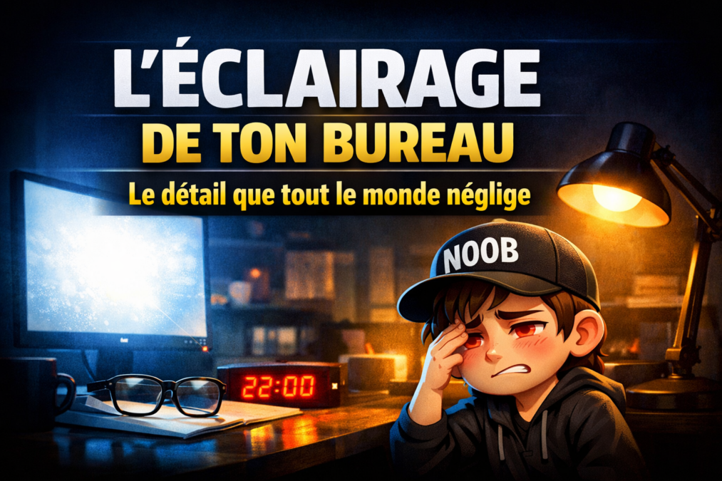 L'éclairage de ton bureau : le détail que tout le monde néglige
