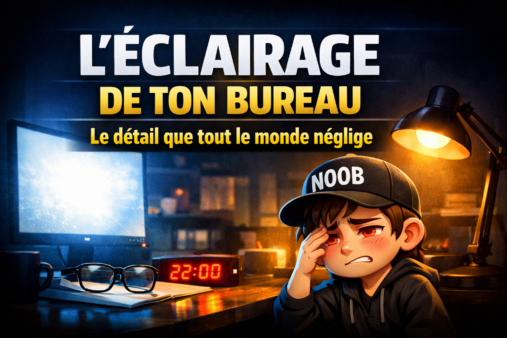 L&rsquo;éclairage de ton bureau : le détail que tout le monde néglige