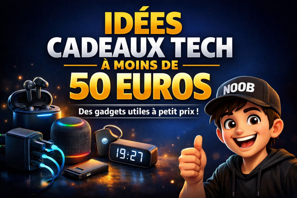 Idées cadeaux tech à moins de 50 euros qui servent vraiment