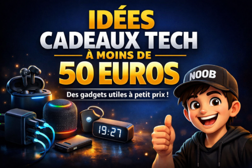 Idées cadeaux tech à moins de 50 euros qui servent vraiment