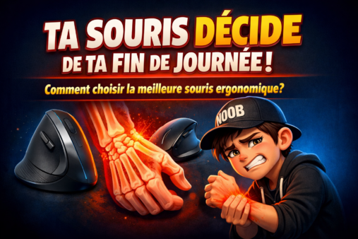 Ta souris décide de ta fin de journée : comment choisir une souris ergonomique qui colle à ta façon de bosser