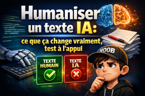 Humaniser un texte IA : ce que ça change vraiment, test à l'appui