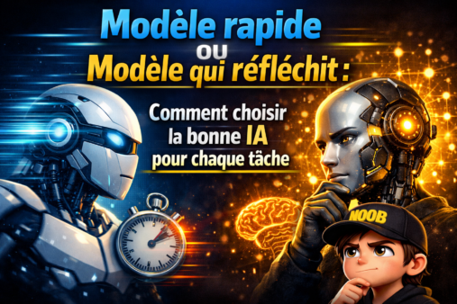 Modèle rapide ou modèle qui réfléchit : comment choisir la bonne IA pour chaque tâche